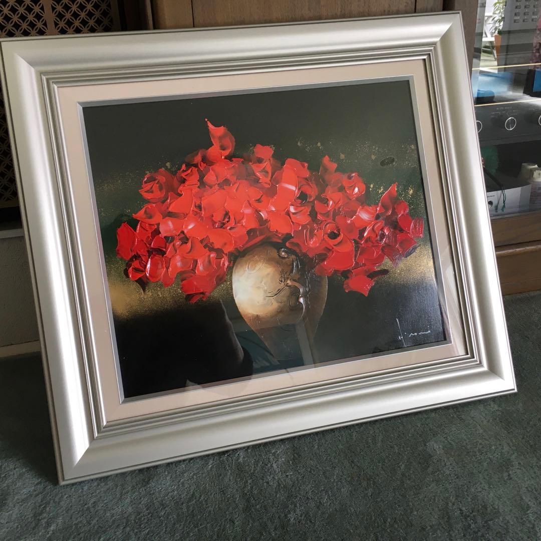 立川広己 薔薇 絵画 油絵