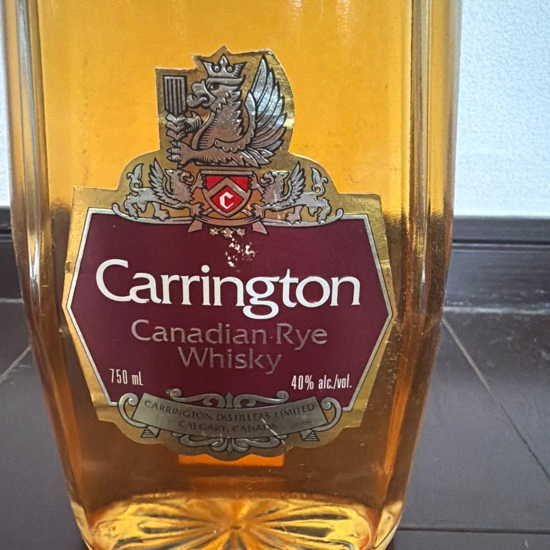 ウイスキー Carrington Canadian Rye Whisky 750ml
