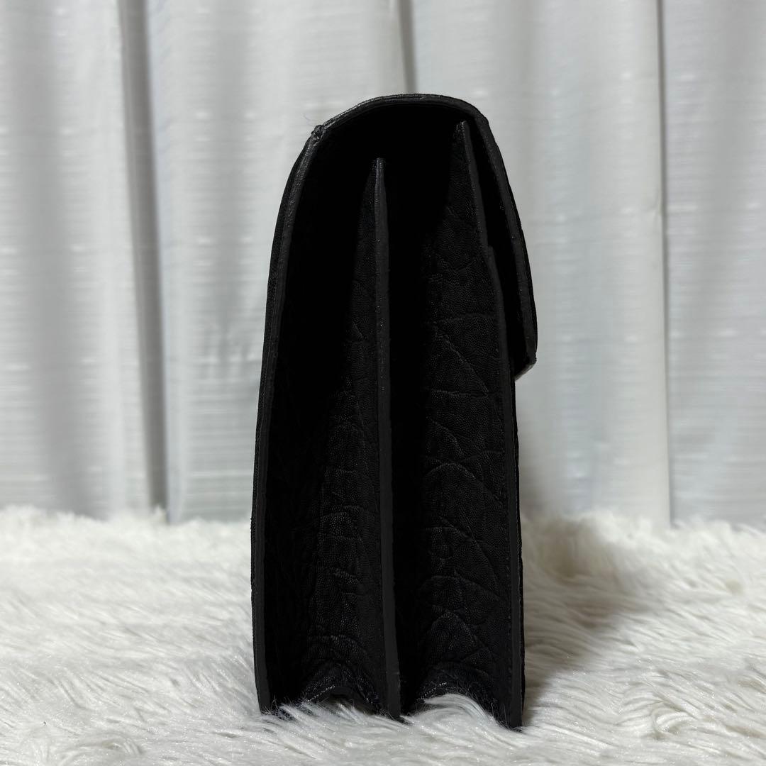 ⭐️新品⭐️　JRA　エレファントレザー　ハンドバッグ　ダイヤル錠　ブラック　象革