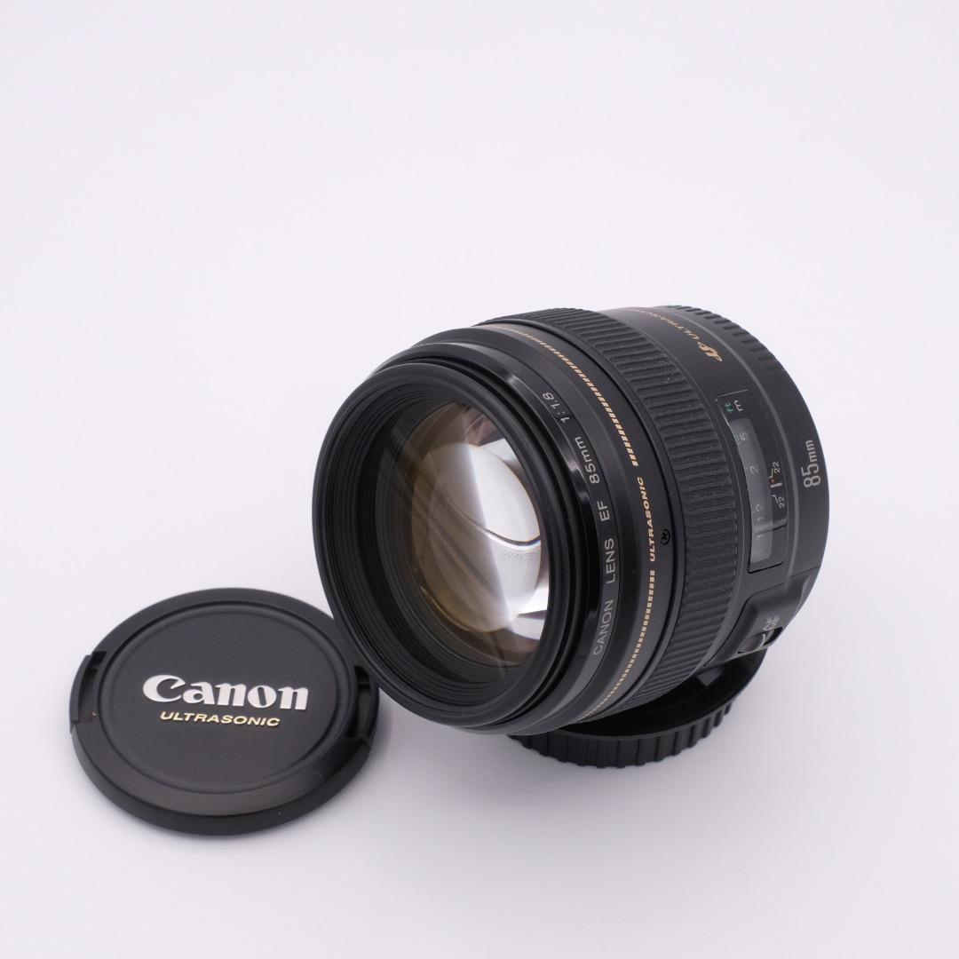 【ほぼ未使用】Canon EF85mm F1.8 USM 元箱完備 フードおまけ