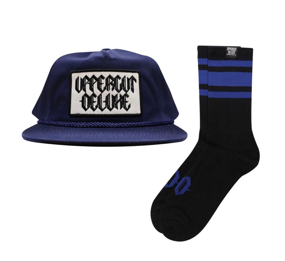 UPPERCUT DELUXE ワーキングブルース　キャップ & ラインソックス