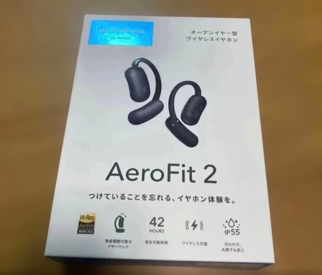 Anker アンカー　 AeroFit 2 ワイヤレスイヤホン ブラック