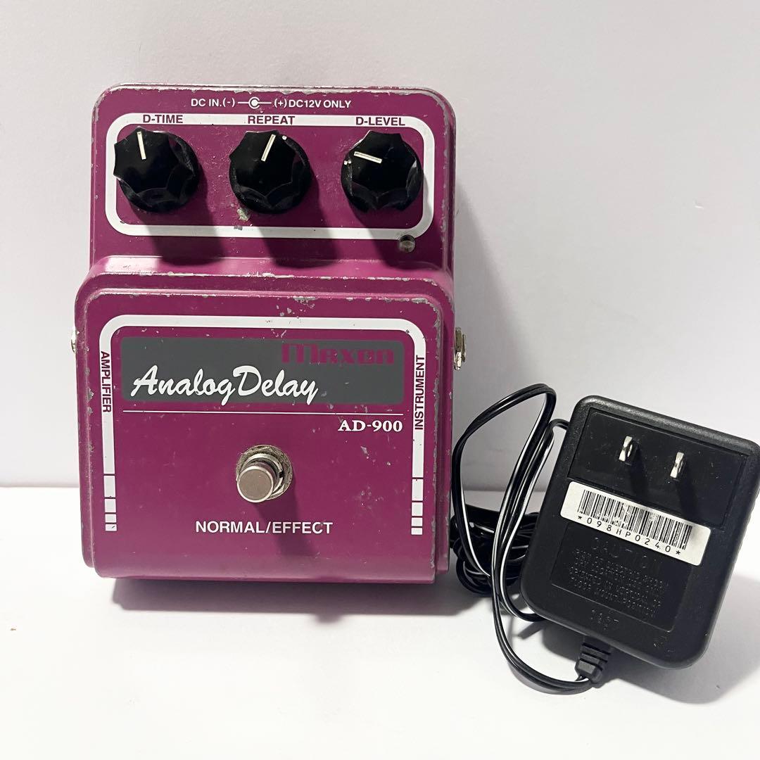 Maxon AD-900 アナログディレイペダル 純正アダプター付