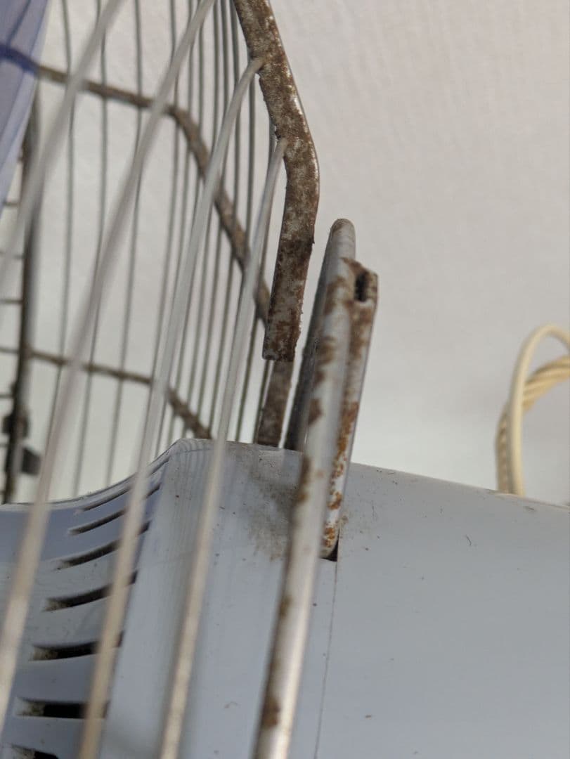 ナショナル F-35VH 大型扇風機 青色 スタンド型扇風機 3枚羽根