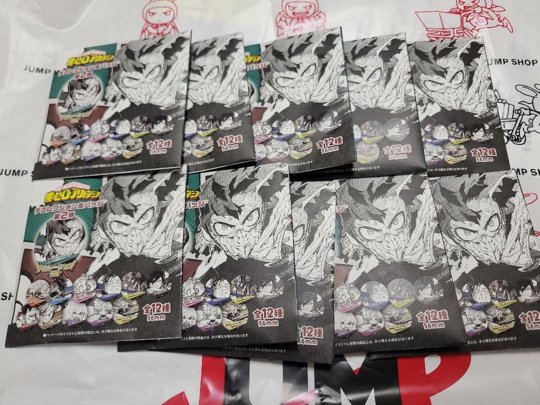 僕のヒーローアカデミア デコレクション缶バッジ 未開封 10点セット