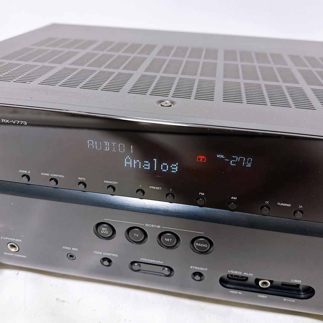 YAMAHA ヤマハ AVレシーバー AVアンプ RX-V773 ブラック