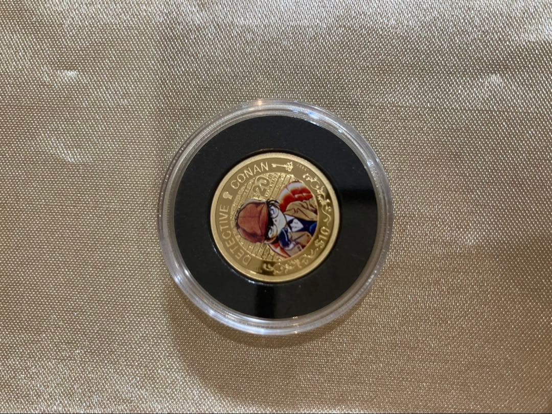 ★世界数量限定★名探偵コナン20周年公式記念カ金貨限定2000点銀限定5000点