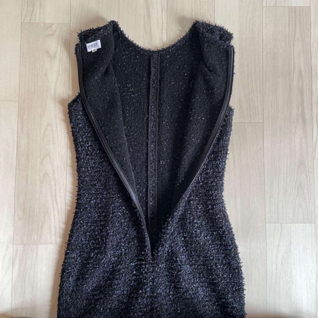 FOXEYファンシーツイード ドレスセットアップ