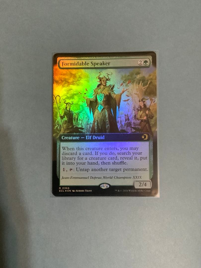 MTG ECL 《並外れた語り部/Formidable Speaker》foil