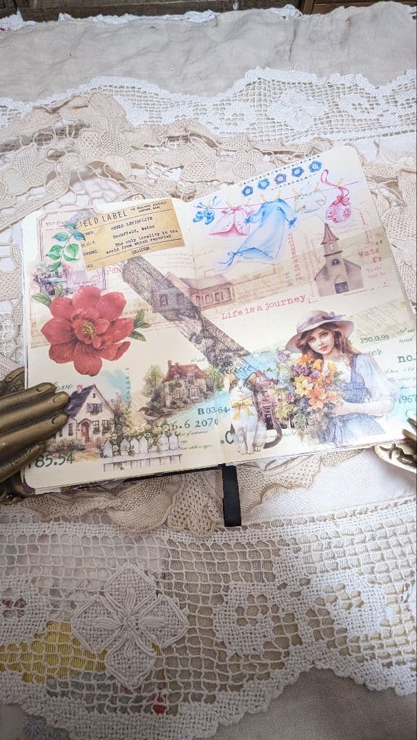 コラージュスタイル スケッチブック