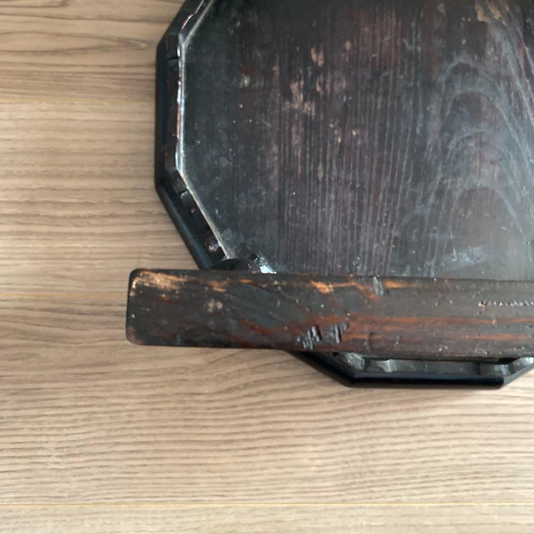 アンティーク骨董　李朝　朝鮮家具　ソバン 小盤　お膳　虎脚　机　花台　飾り台