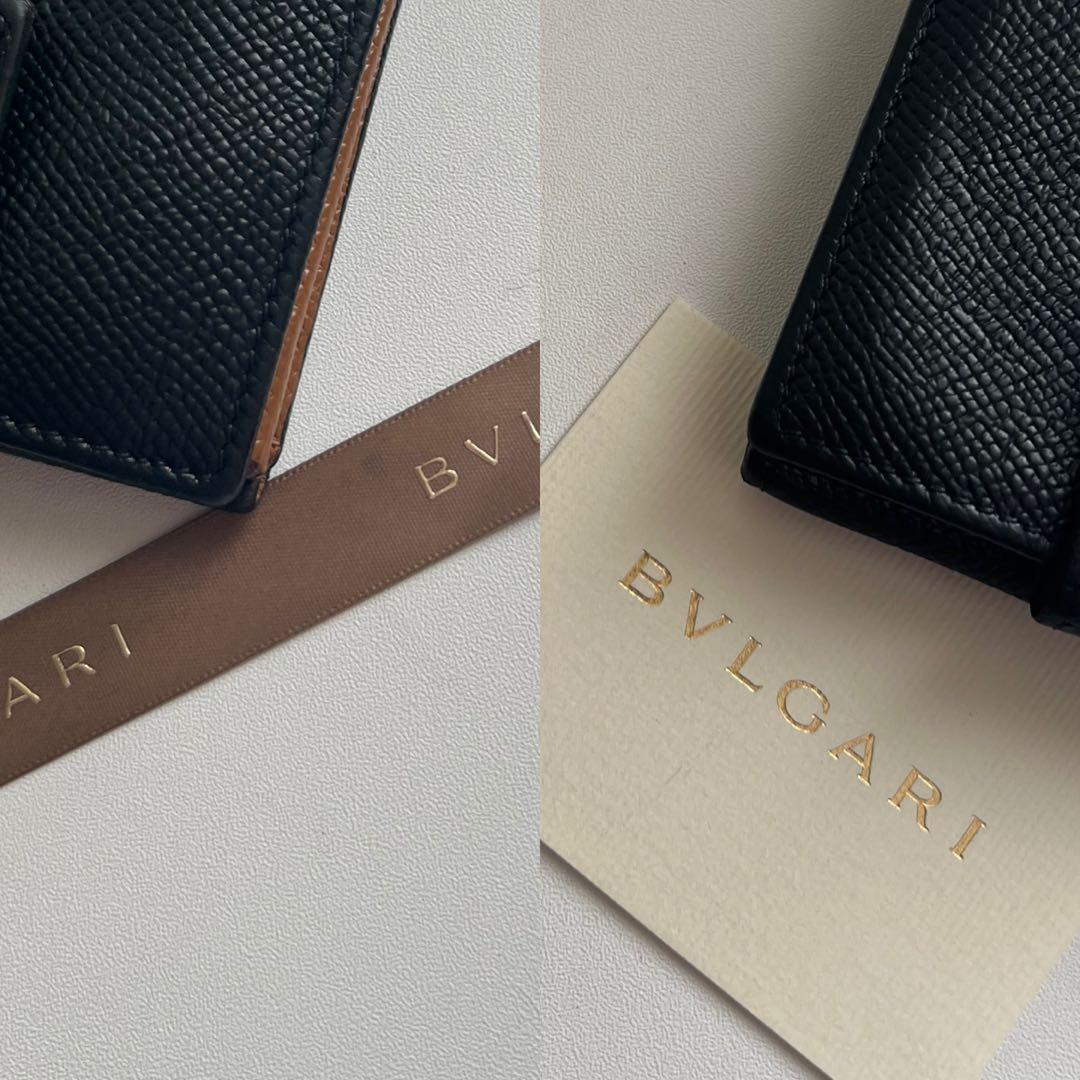 55 極上美品 BVLGARI ブルガリ 2つ折り財布