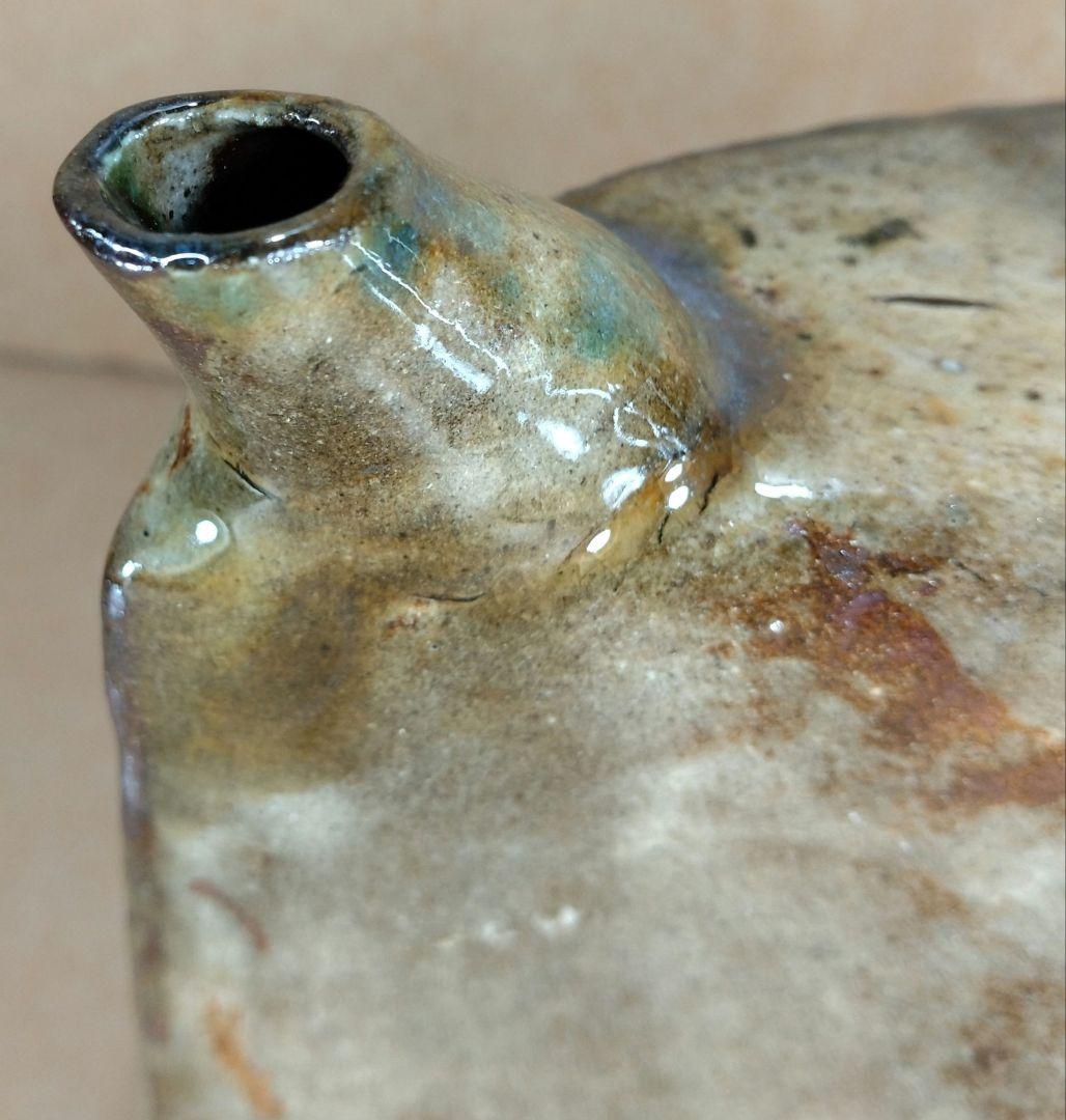 金城次郎 双魚紋抱瓶 共箱 栞ｗ22,3㎝【本物保証】壷屋人間国宝 栞 美品