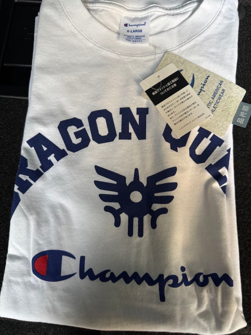 【新品】チャンピオン×ドラゴンクエスト コラボ Tシャツ XLホワイト
