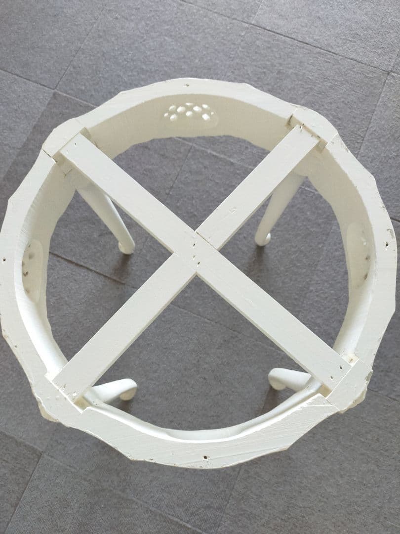 猫脚 イタリア アンティーク 大理石 ホワイトテーブル