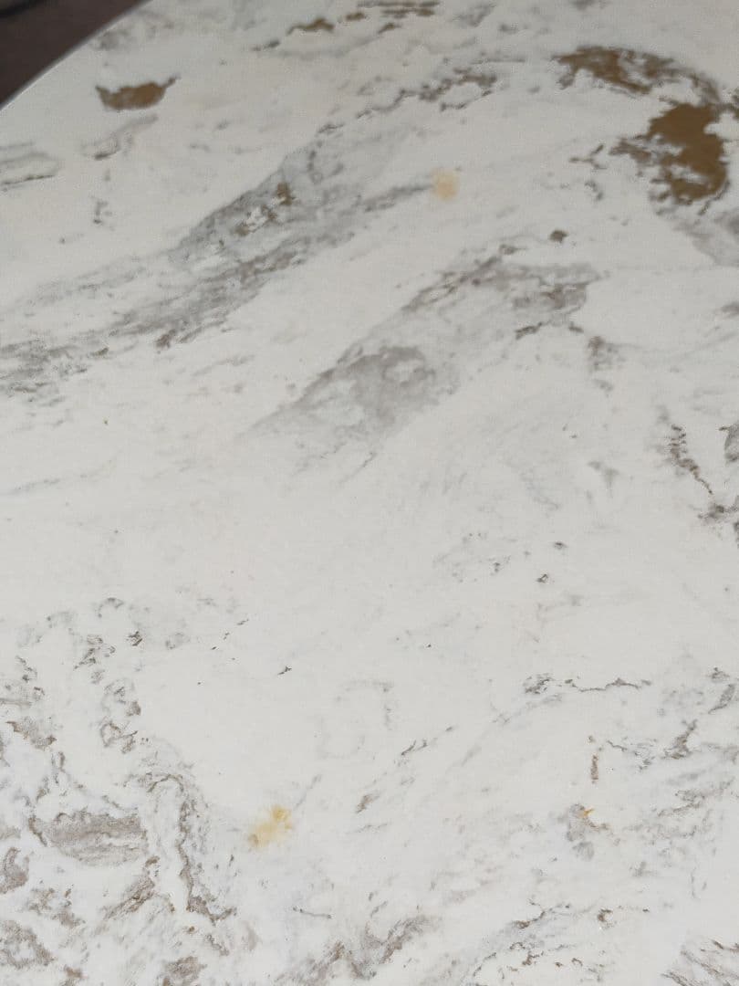 猫脚 イタリア アンティーク 大理石 ホワイトテーブル