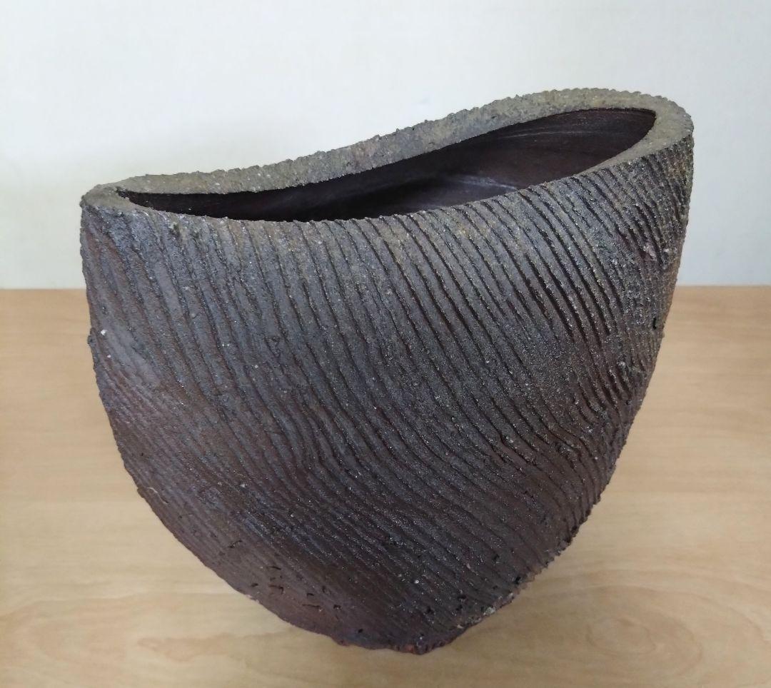 備前花器　備前焼花入　花器　備前焼