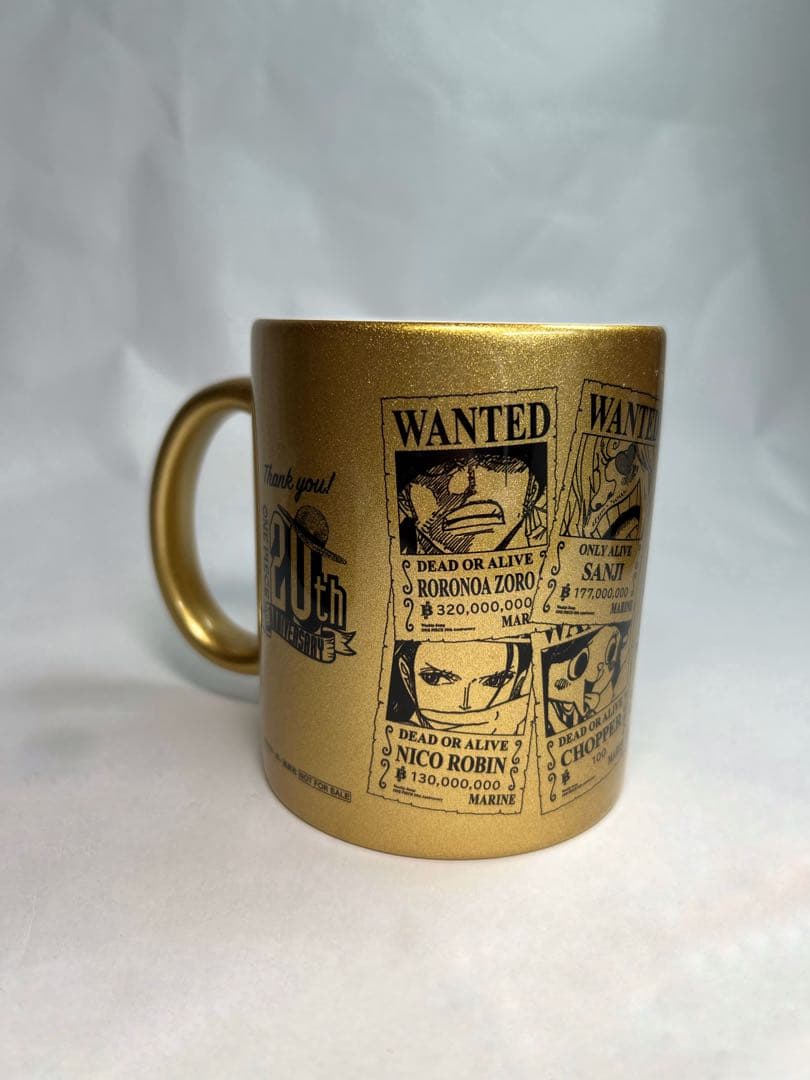 Twitter 懸賞　ゴールド　マグカップ　one piece 100名限定