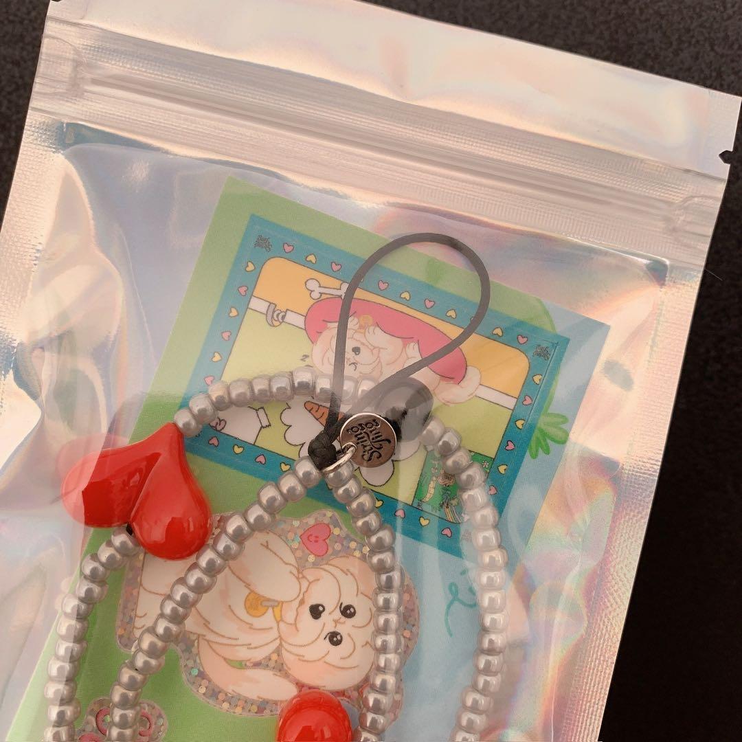 即購入可❣️大人気❣️string ting キス キス ハート ストラップ