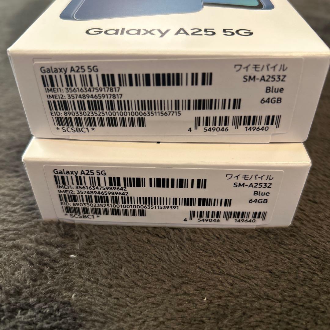 Samsung Galaxy A25 5G Blue 64GB 本体　2台