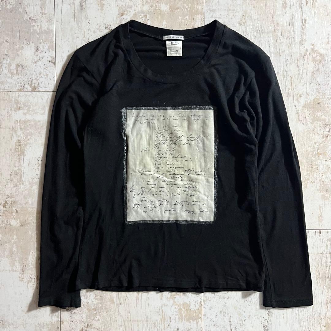 MARC LE BIHAN マルクルビアン フランス製 グラフィック カットソー