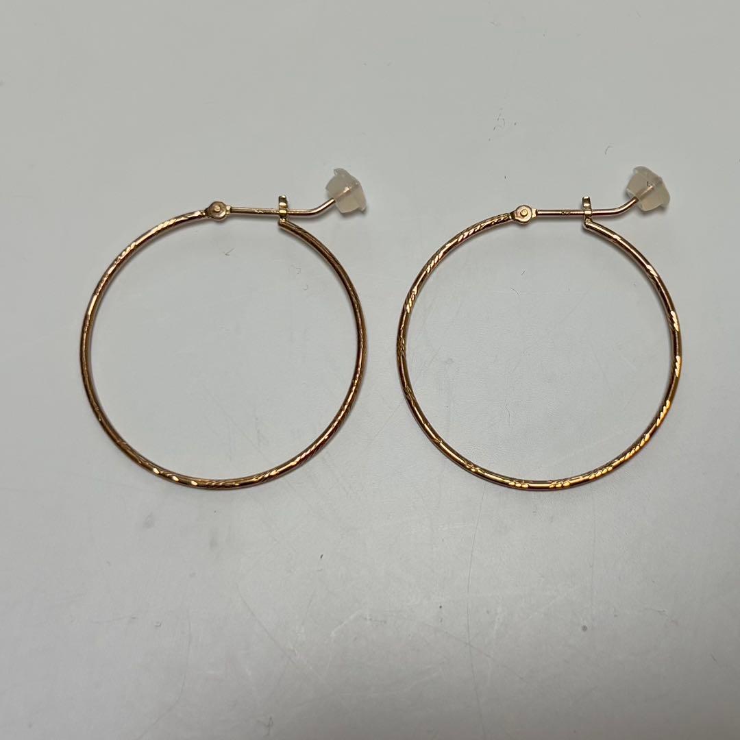 NOJESSノジェス　K10フープピアス