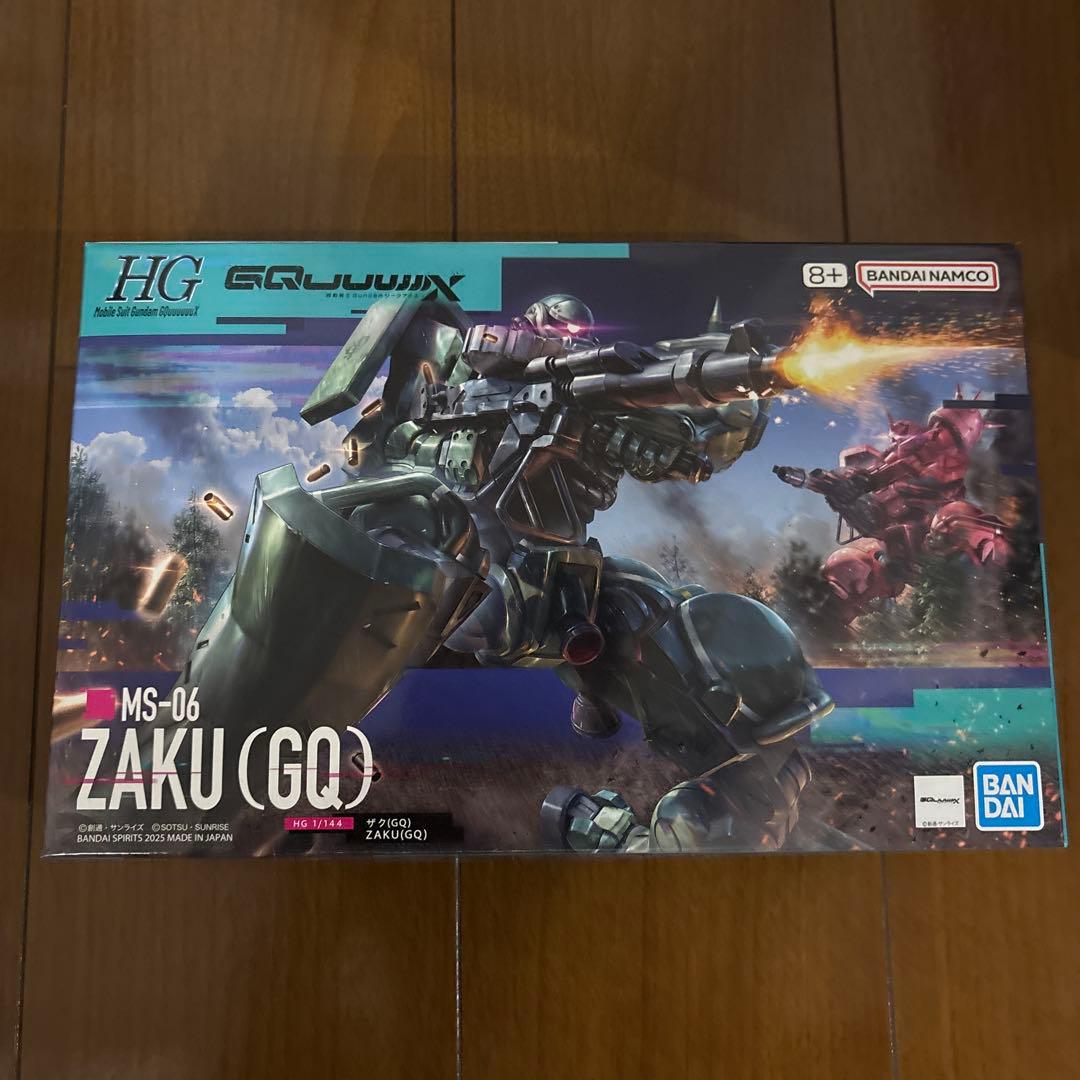 HG　機動戦士ガンダムジークアクスガンプラセット　白いガンダム　ザクGQ版