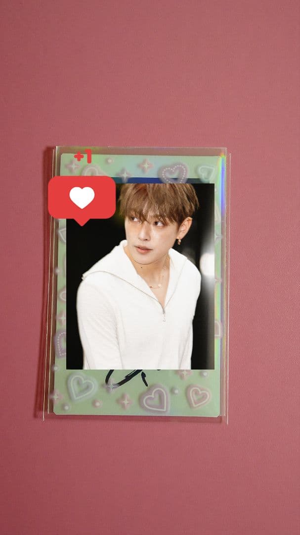 Ateez ホンジュン　直筆サイン入り　チェキ　サノク