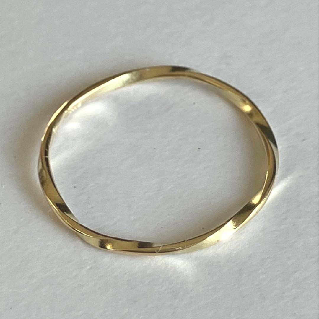 K18 18金　6号　リング　48