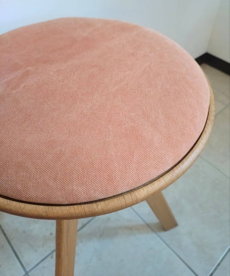 広松木工 LUME スツール スピンスツール オーク材