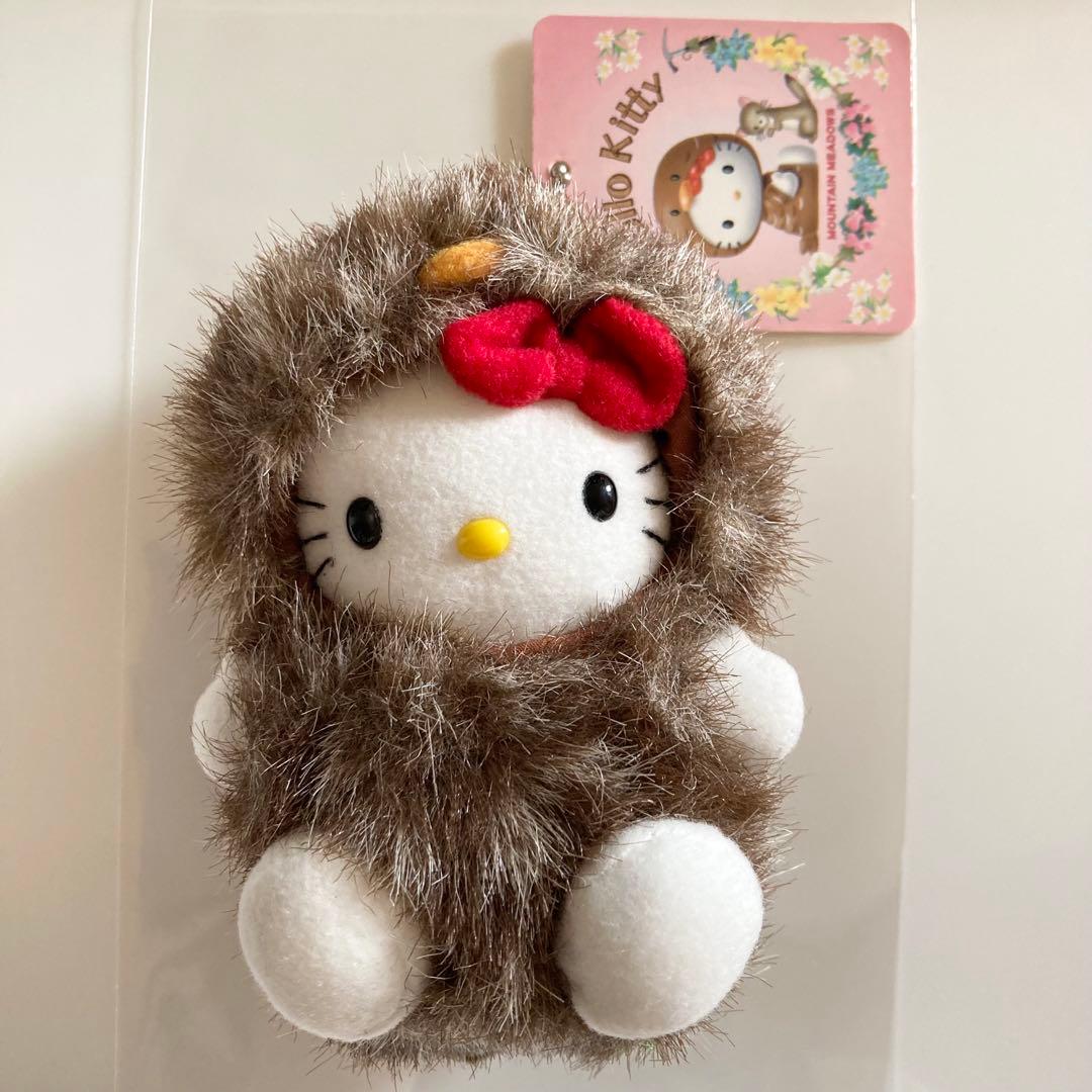 ハローキティ 雷鳥 ぬいぐるみ ボールチェーン レア