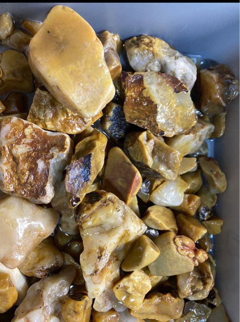 200個　田黄石皮付原石　篆刻　印材　印石　彫刻落款　遊印書道