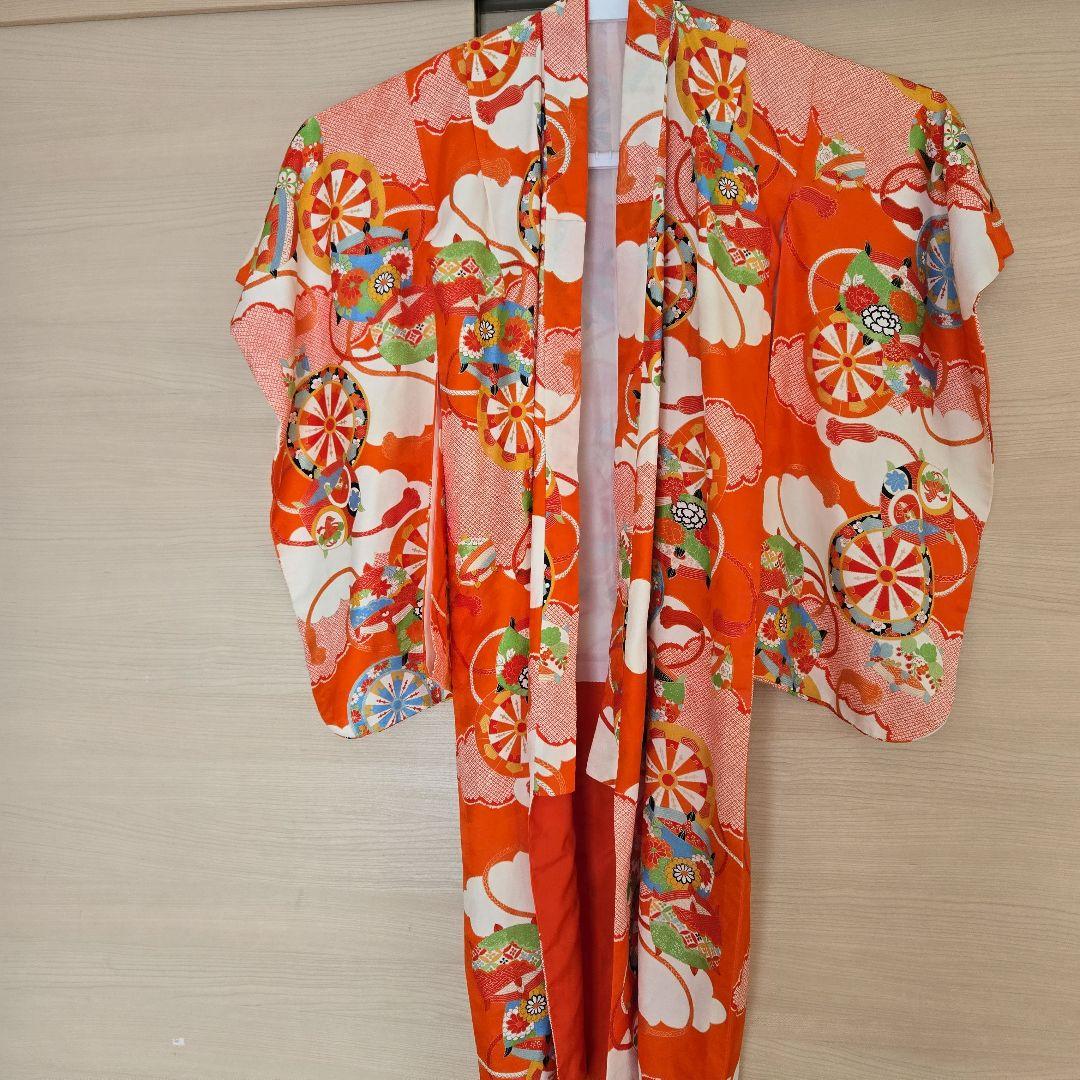 七五三　着物　7歳 七歳　アンティーク　古典　女の子