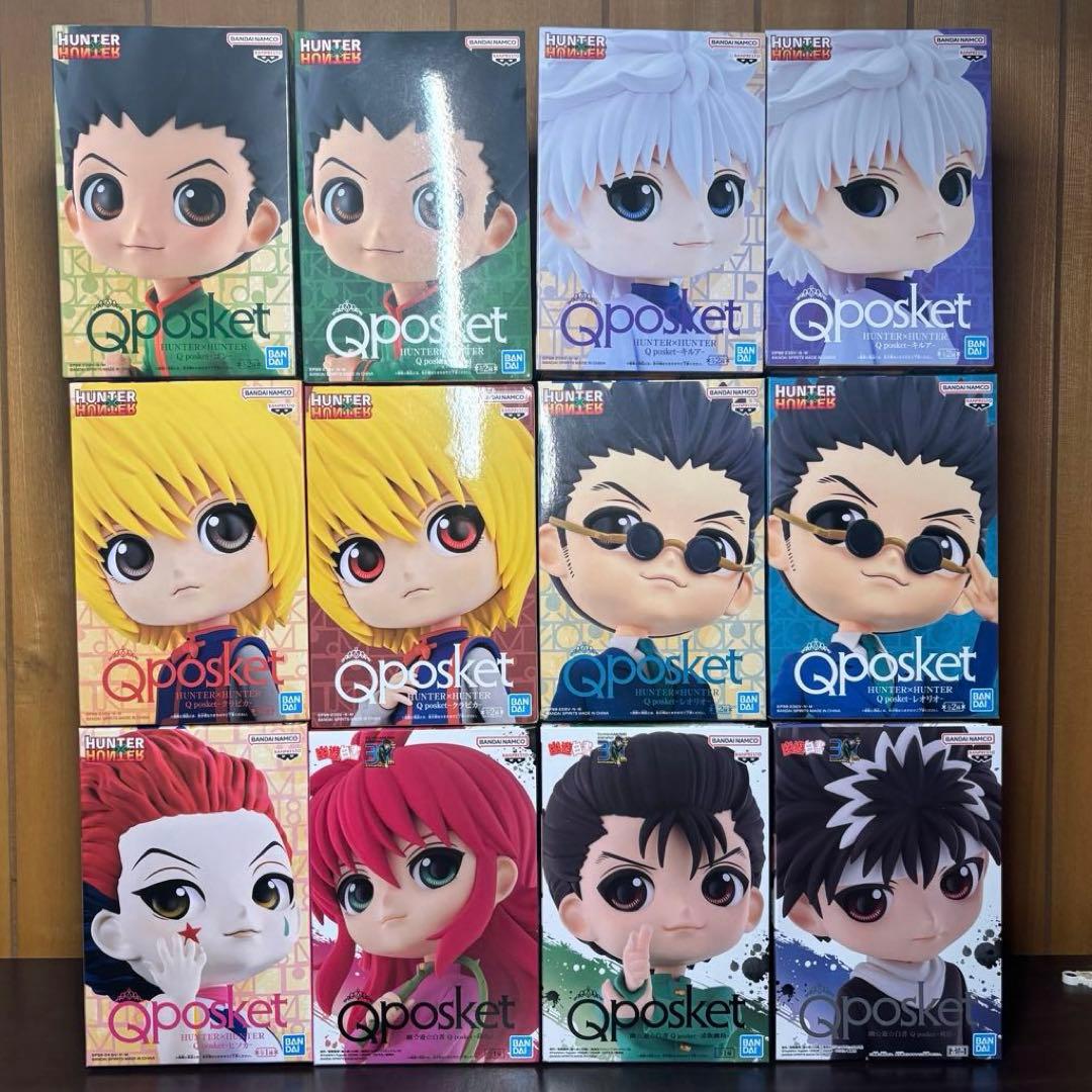 ハンターハンター　幽遊白書Qposket フィギュア 12体セット