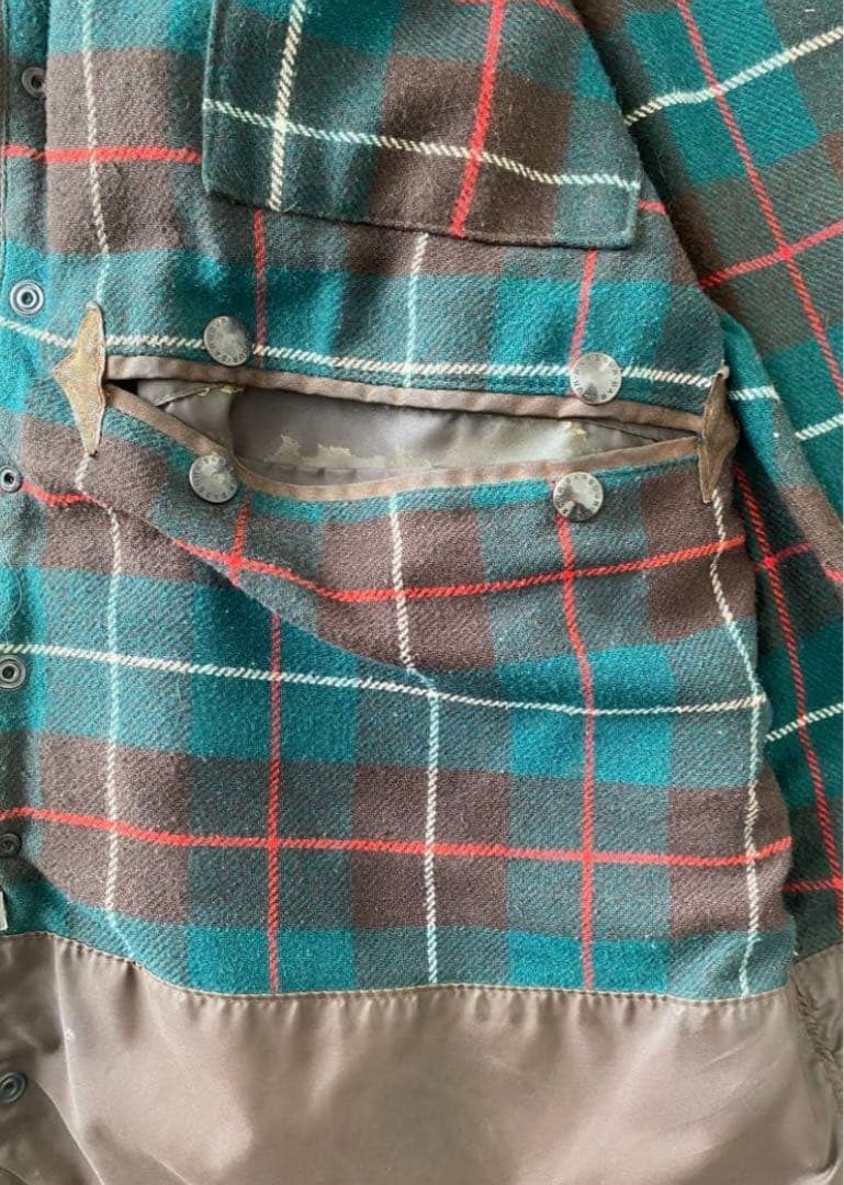 【希少色】80s Barbourノーザンブリア ラスティック 2クラウン YKK