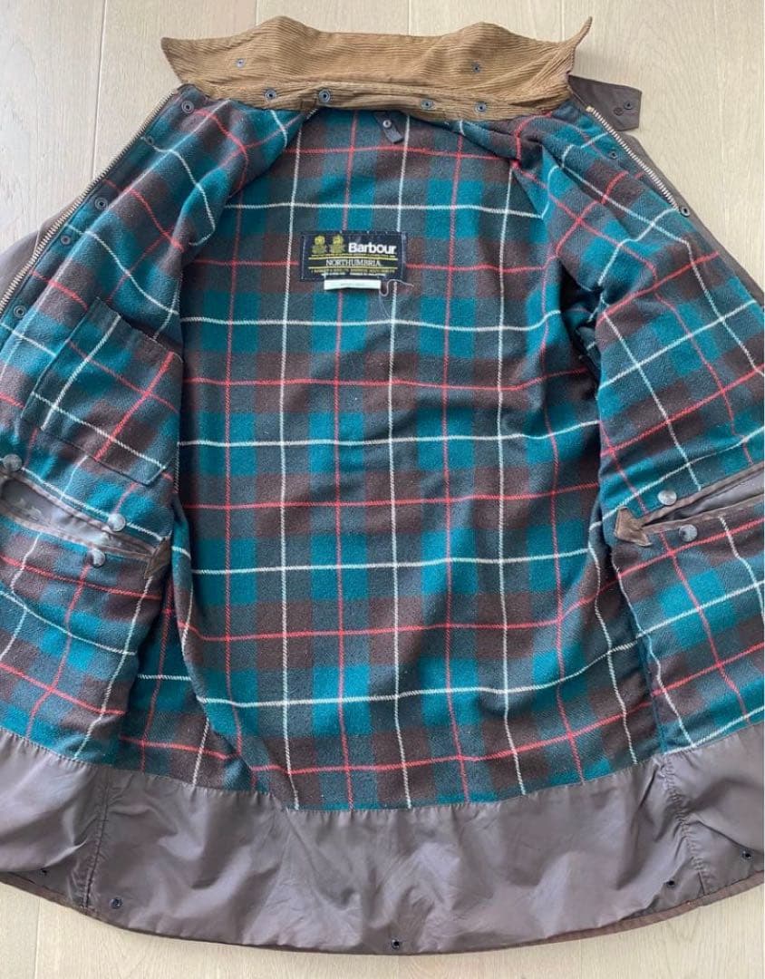 【希少色】80s Barbourノーザンブリア ラスティック 2クラウン YKK