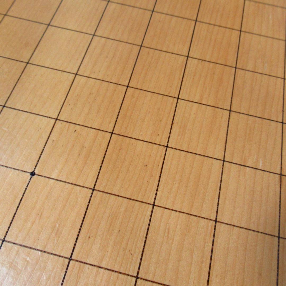 高級囲碁盤 本榧 天地柾目 ヘソ・脚付き 「厚み 約16.5cm」5.5寸