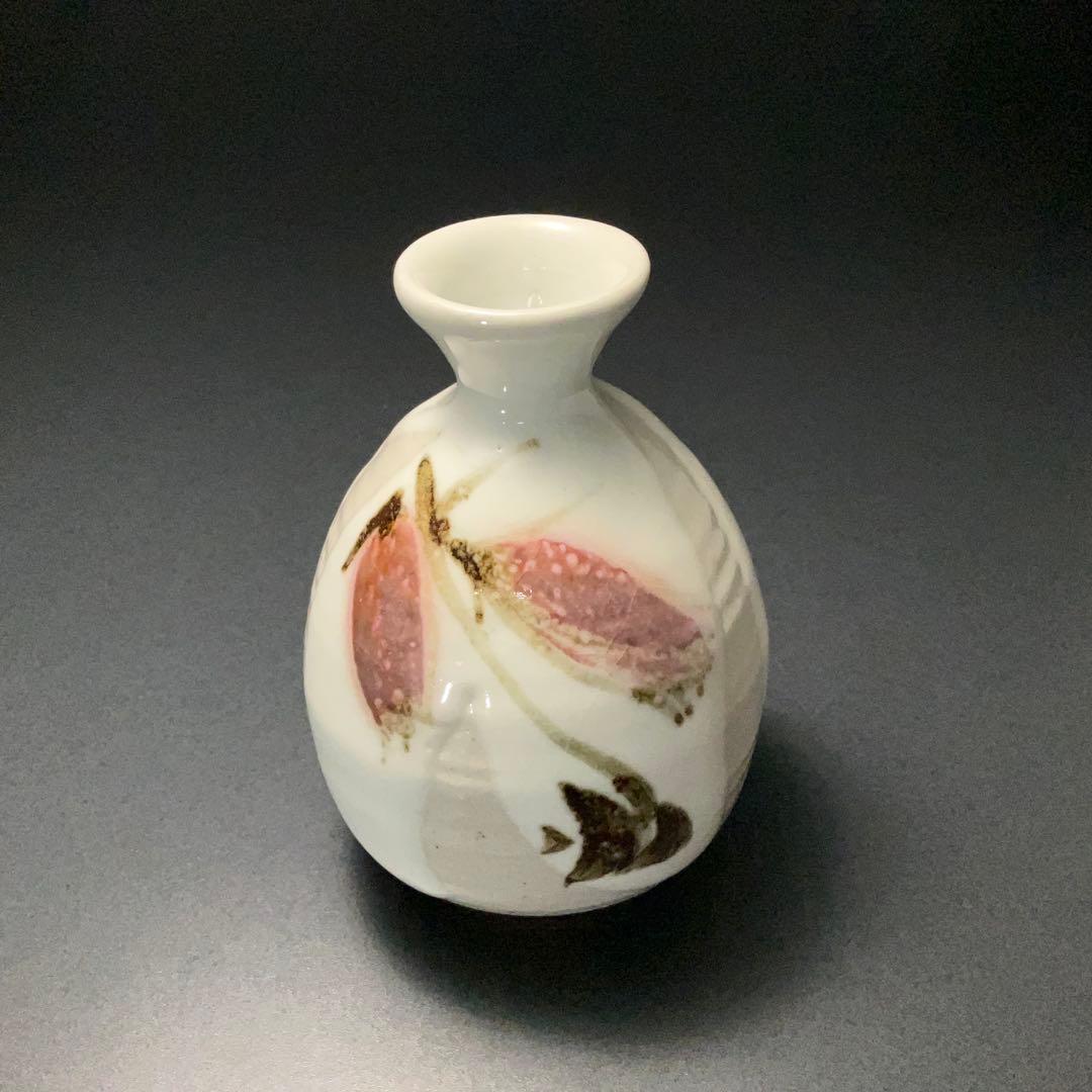 人間国宝・田村耕一　徳利　ほたるぶくろ　共箱　R1313ダT