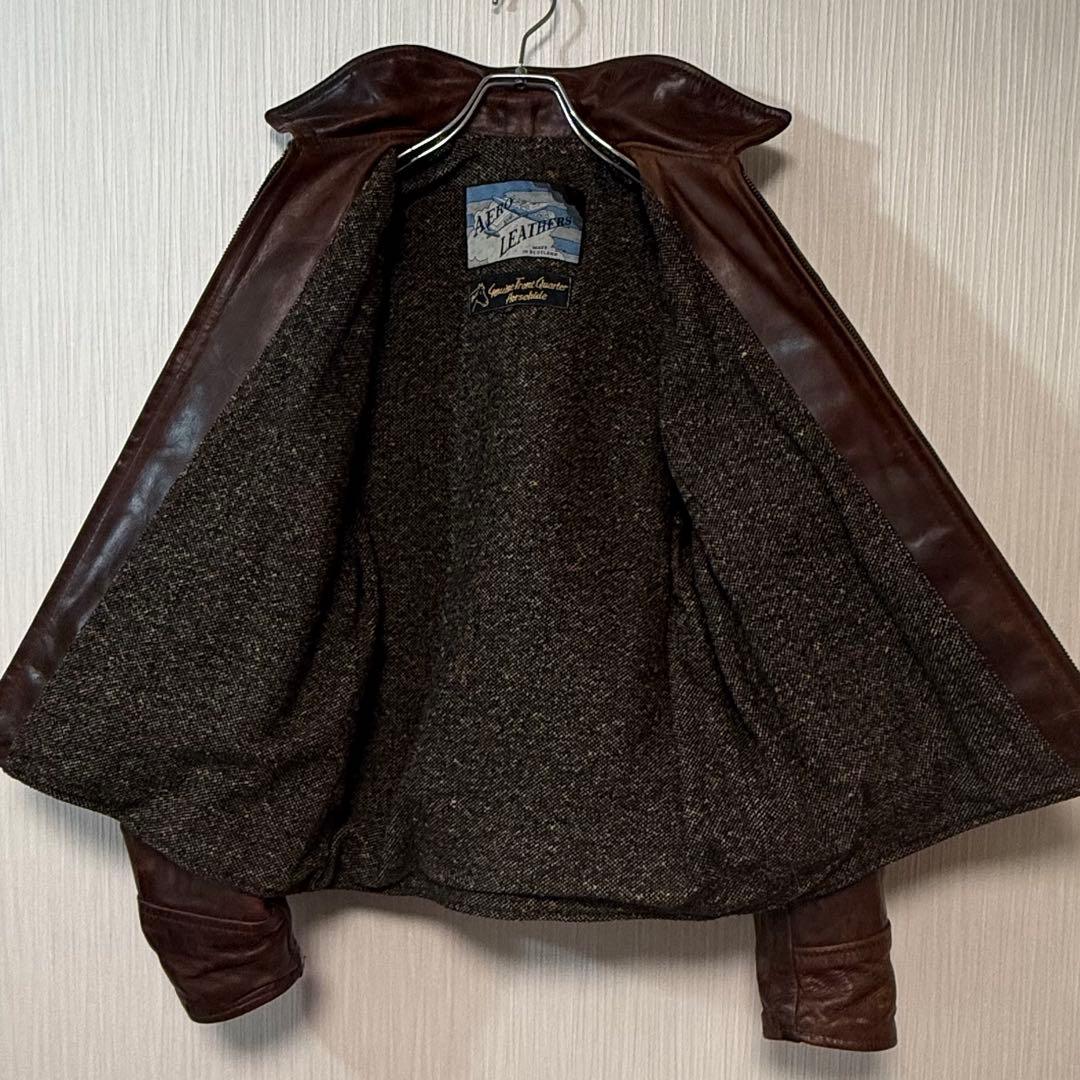 5th飛行機タグ エアロレザーハイウェイマン 馬革 ホースハイド