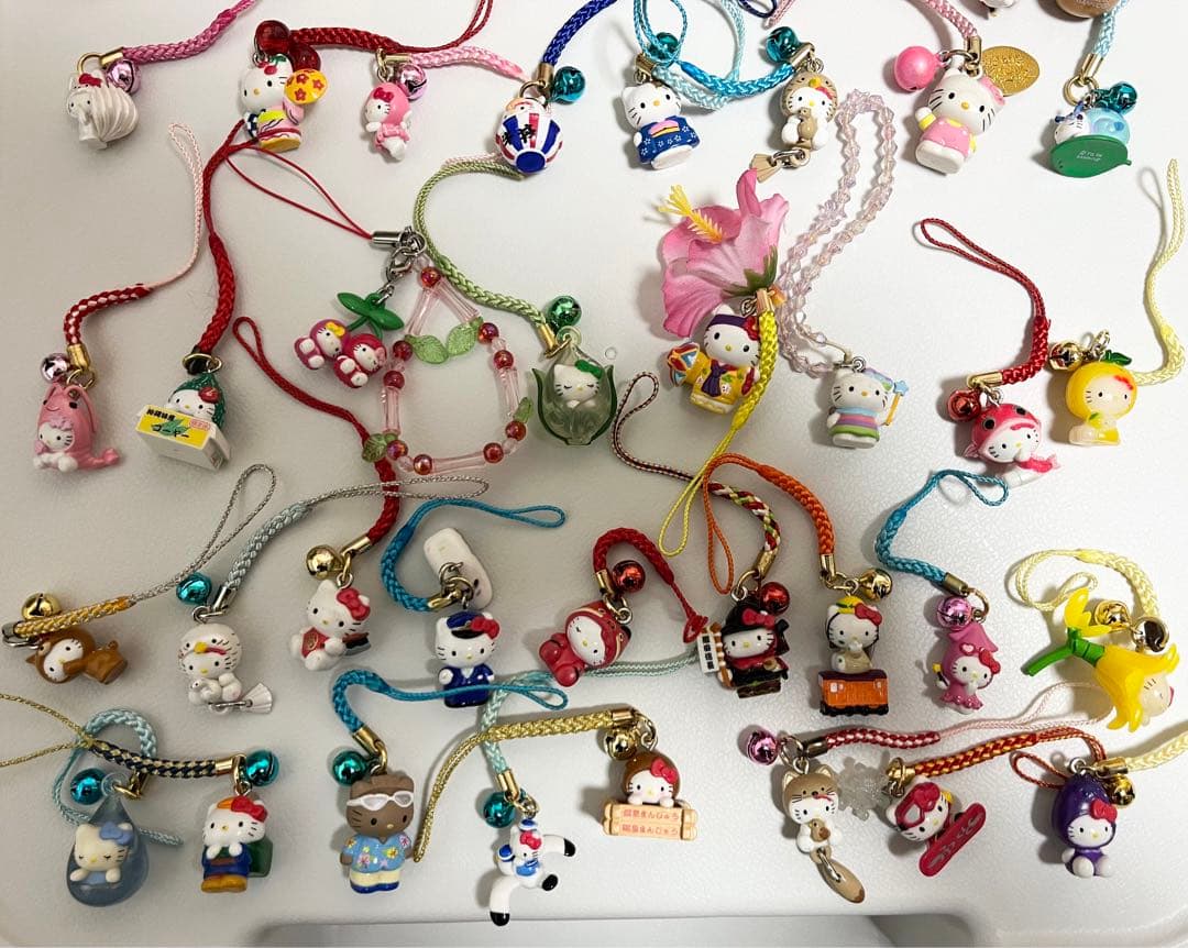 ハローキティ ストラップ セット 多数　ご当地　キティ　根付