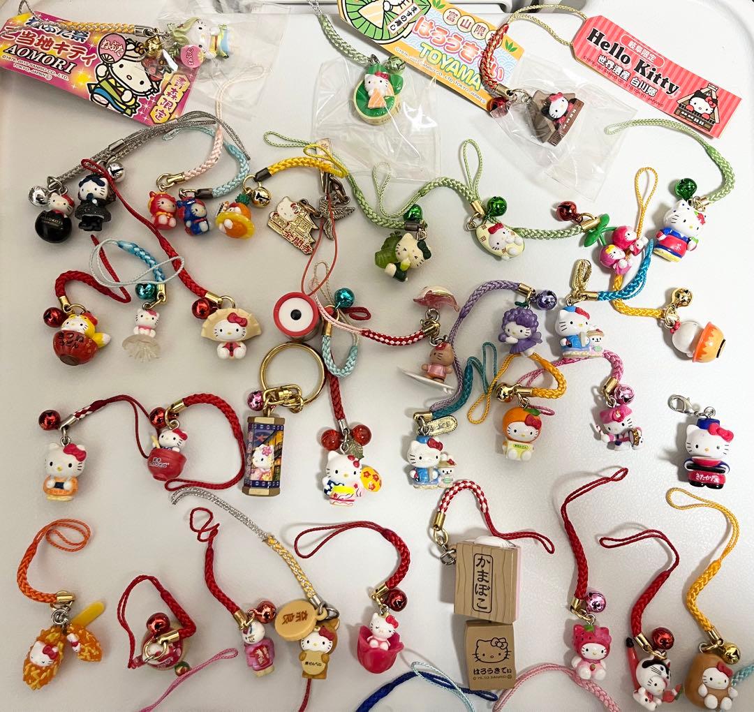 ハローキティ ストラップ セット 多数　ご当地　キティ　根付