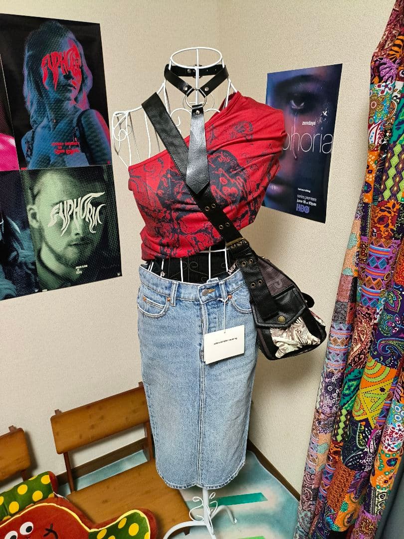 alexanderwang デニムタイトスカート