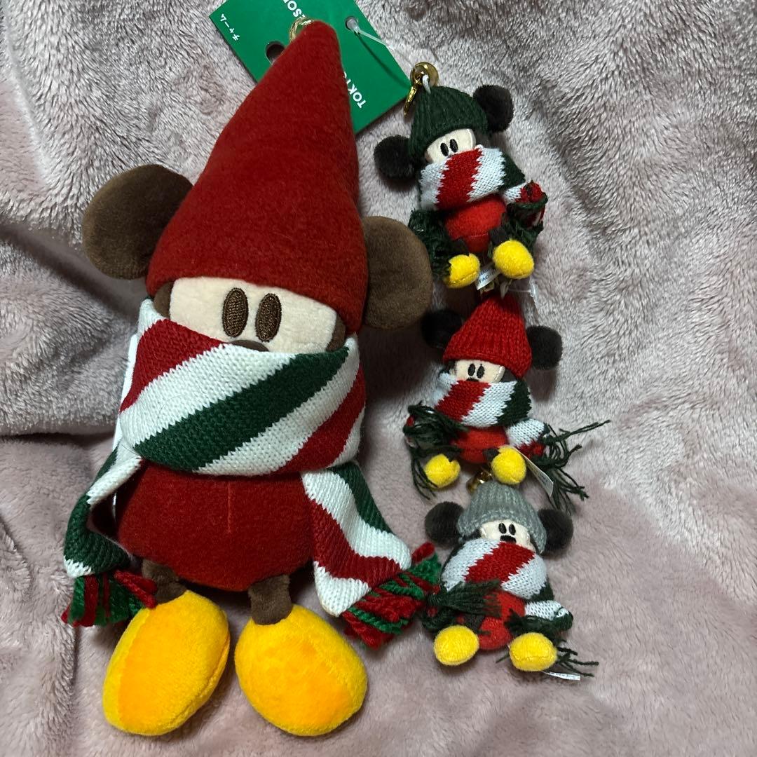 u*a様 ♥️ディズニーリゾート♪リルリンリンぬいぐるみ＆ぬいぐるみバッジ＆チャ