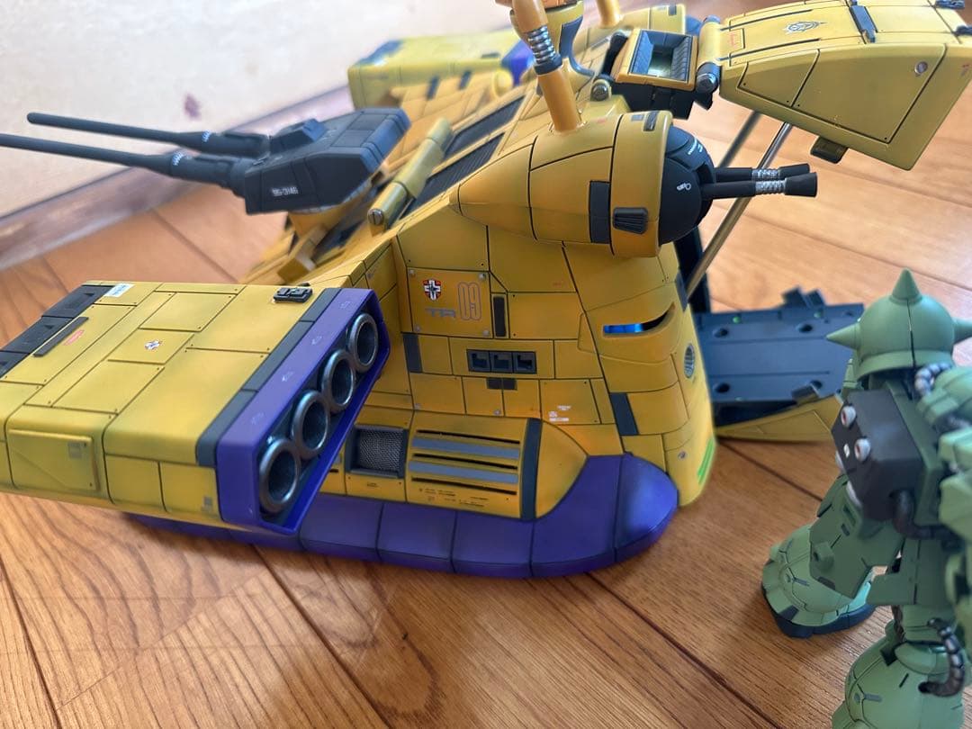 巨大ガンプラ完成品　改修塗装一点物　ギャロップ　グフ　ガレージキット　フィギュア