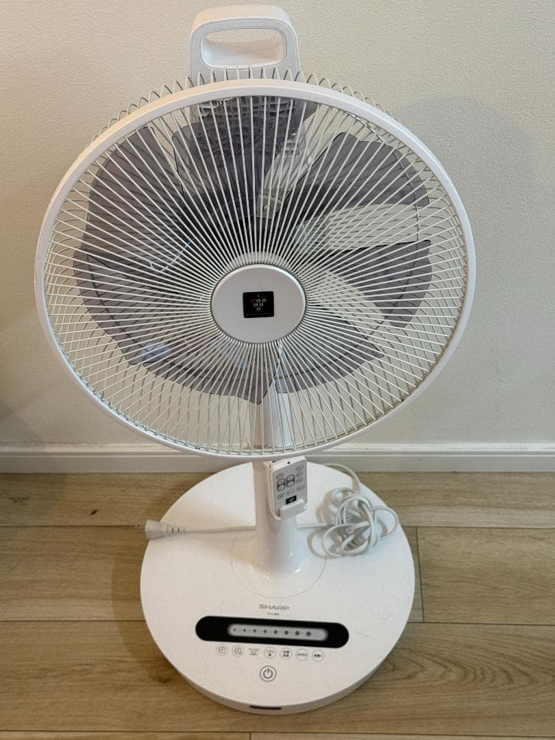 シャープ 扇風機 ファン DCタイプ プラズマクラスタ PJ-L3DS-W