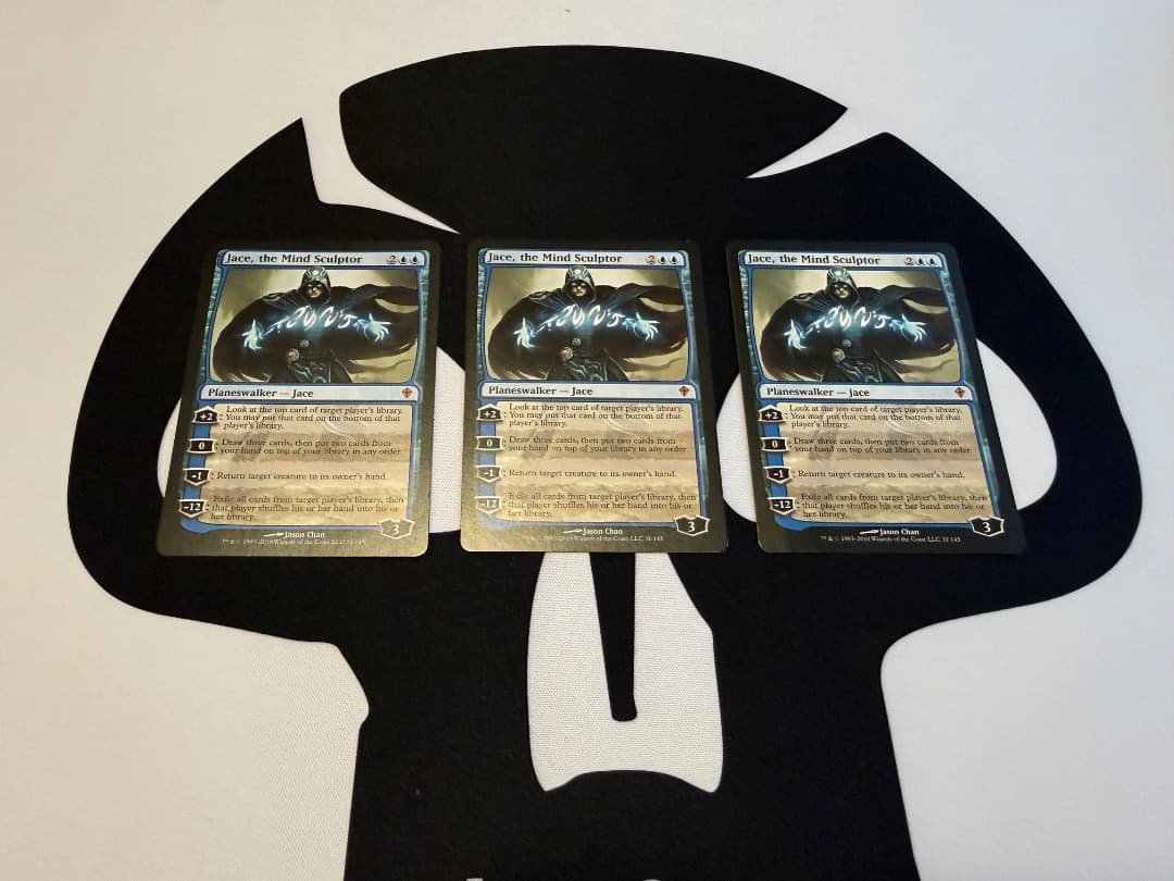 精神を刻む者、ジェイス　３枚　英語　MTG