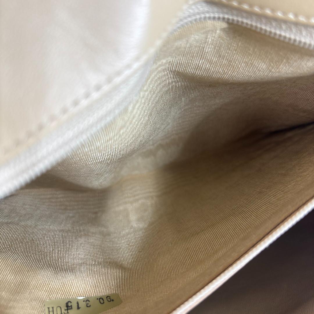 極美品 シャネル マトラッセ バイカラー ベージュ ショルダーバッグ レディース