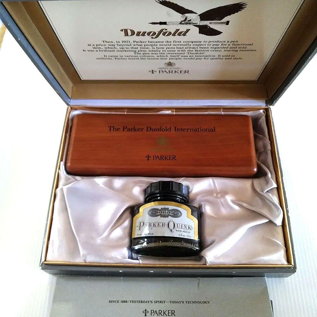【ほぼ未使用】PARKER DUOFOLD 万年筆　18K　1990年代