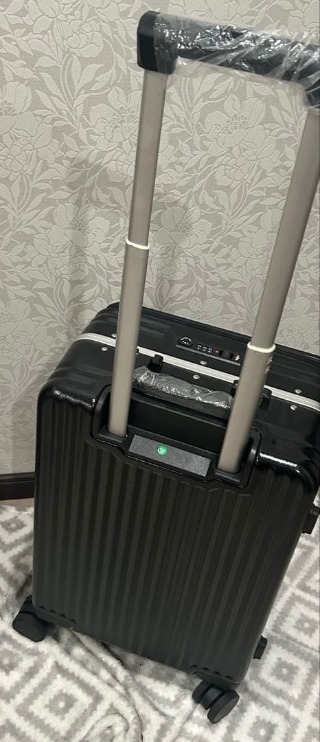 Ashard スーツケース アルミフレーム Sサイズ 42L ブラック 超軽量