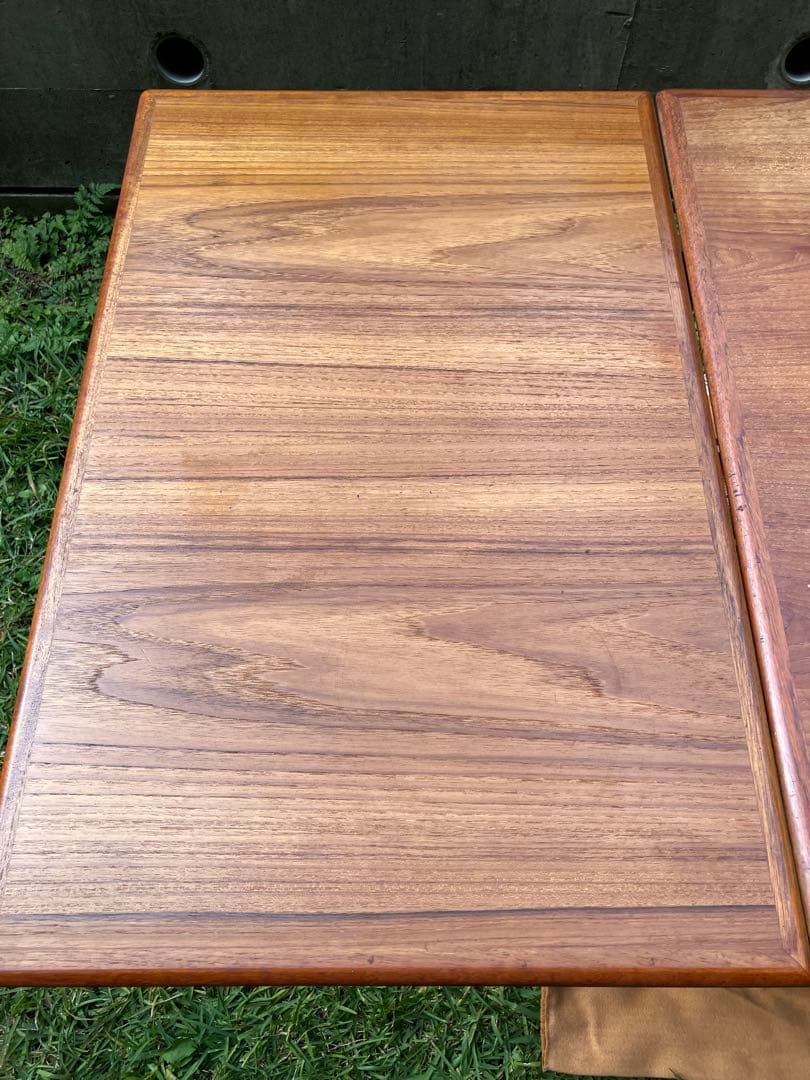 北欧 ビンテージ デンマーク チークエクステンションダイニングテーブル